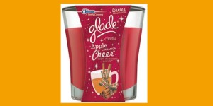 glade holiday candle