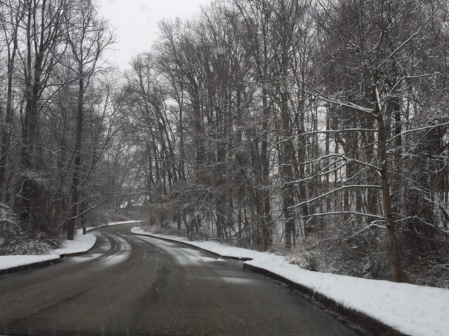 white road