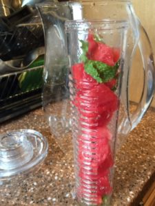 Mint and Watermelon Detox Water