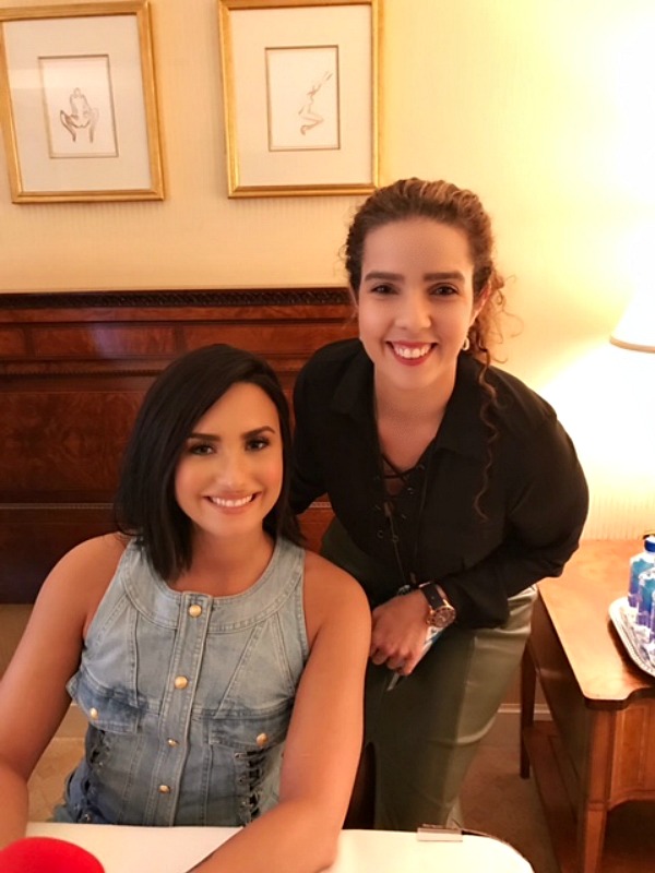 Demi Lovato and Trendy Latina