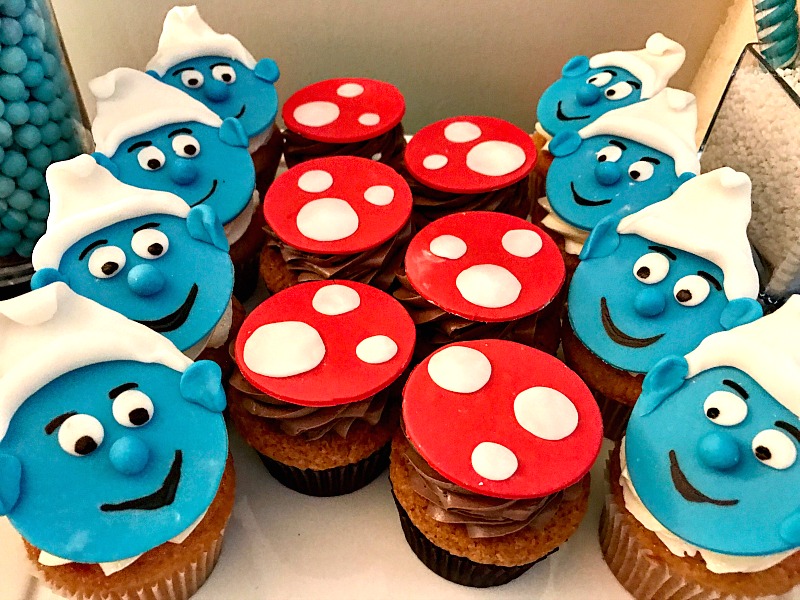 Smurfs Cupcakes 