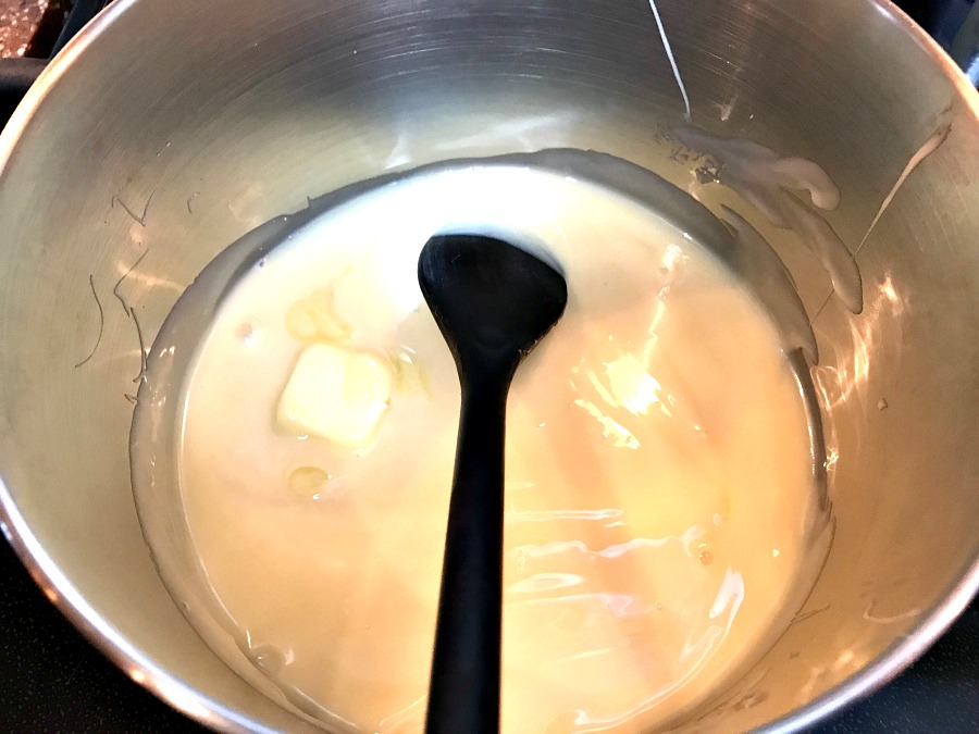 more condensed milk and butter