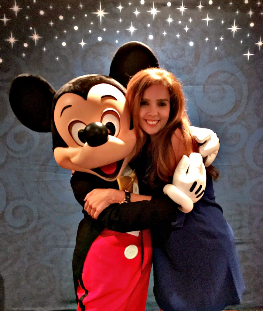Mickey Mouse and Trendy Latina