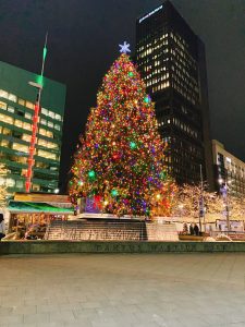 Christmas Tree in Detroit