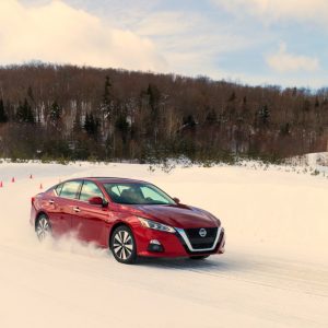 Altima AWD on ice in Canada