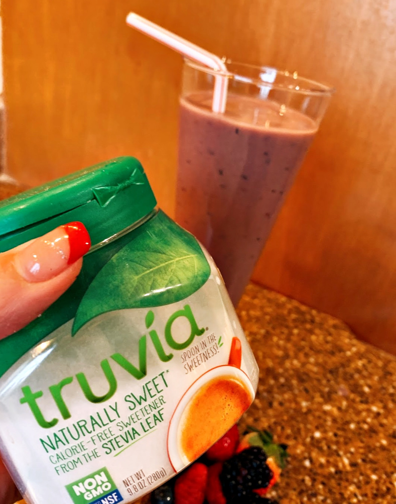 using truvia in a smoothie