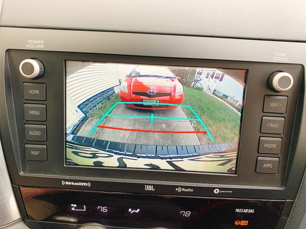 rear-view camera on the 2020 Toyota Sequoia 4X4 TRD Pro