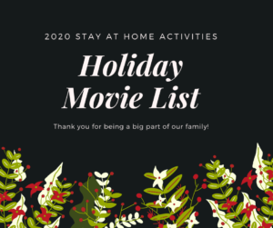 Holiday Movie List