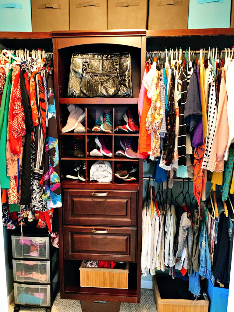 spring cleaned closet