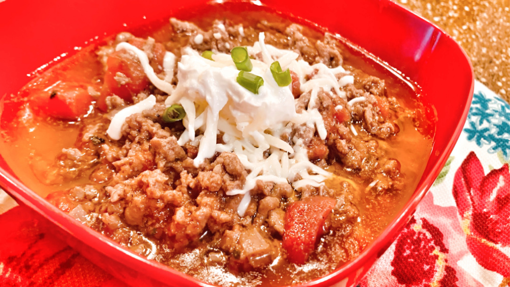 low carb chili