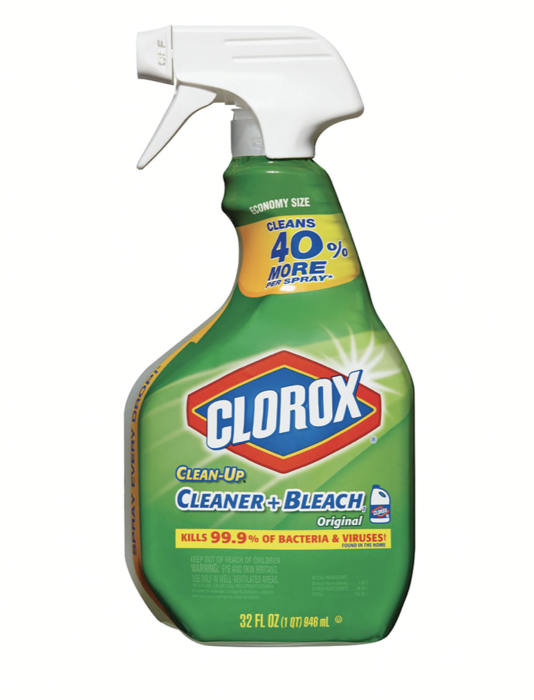 clorox cleaner for college
