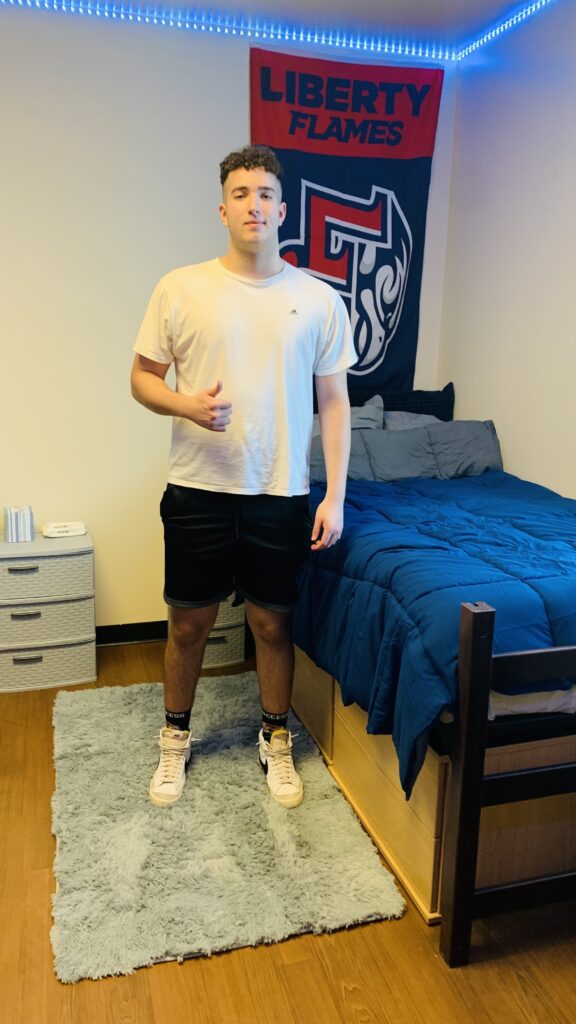 moved in to the college dorm