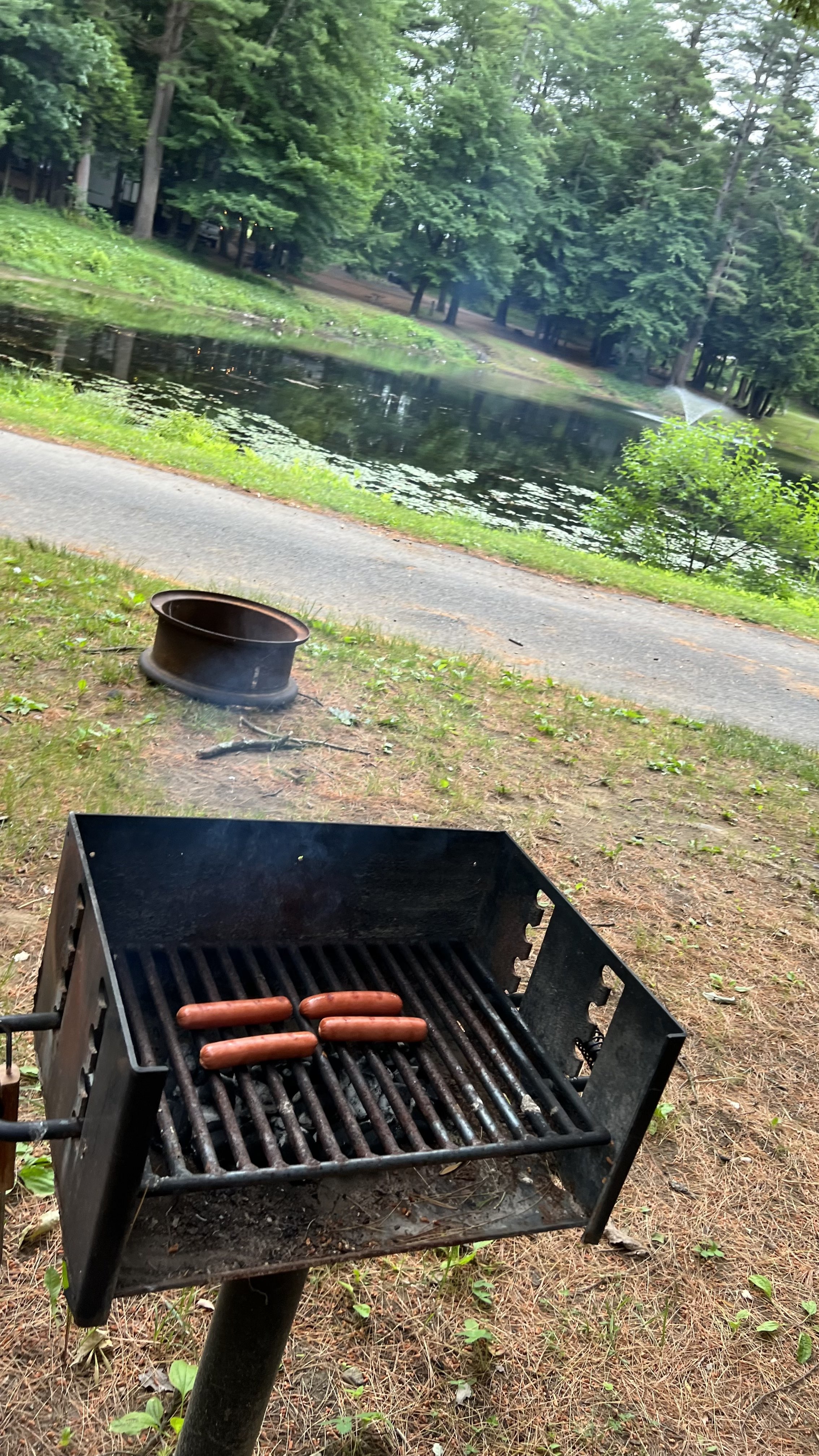 cooking while camping