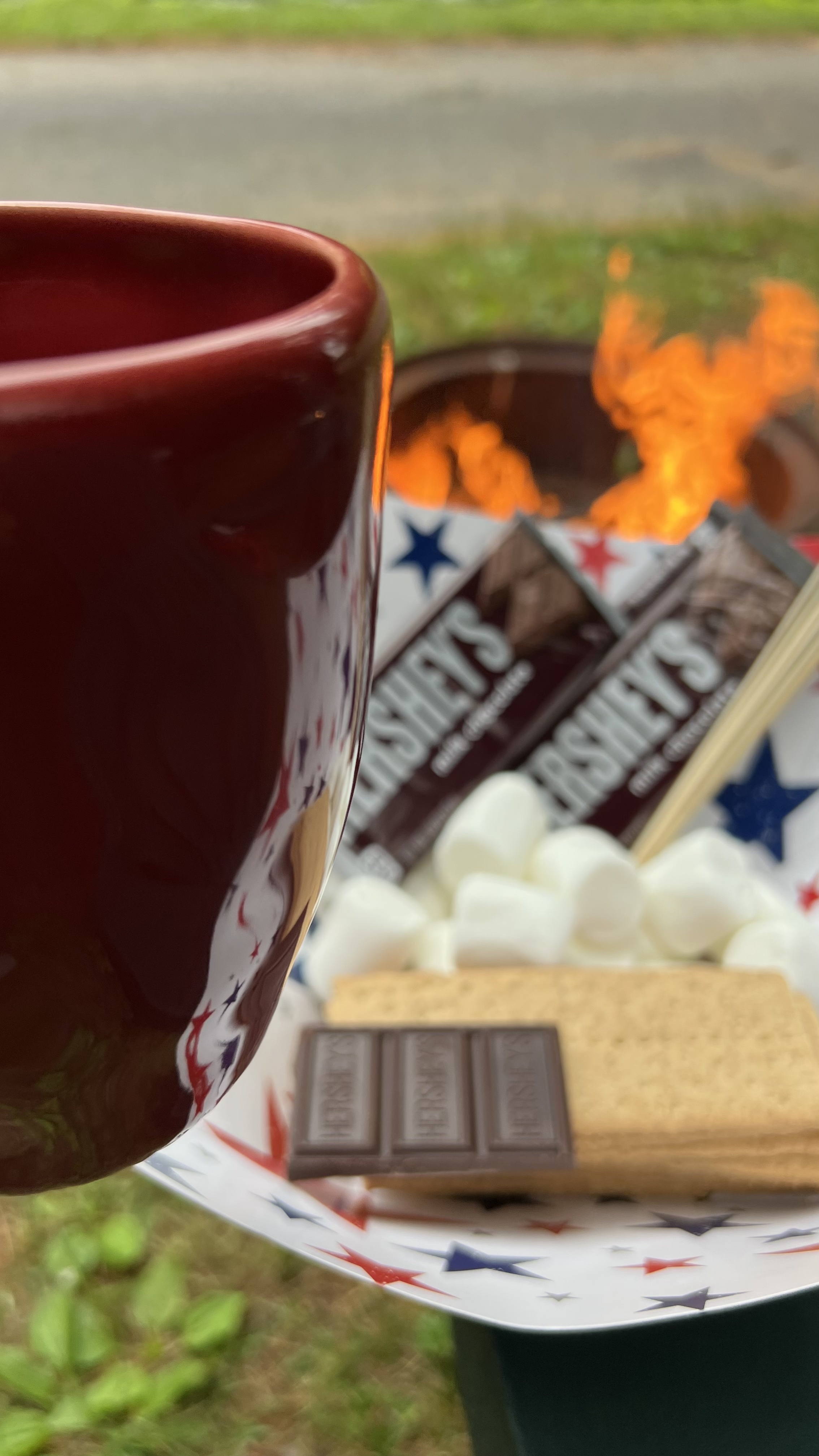 coffee and s'mores