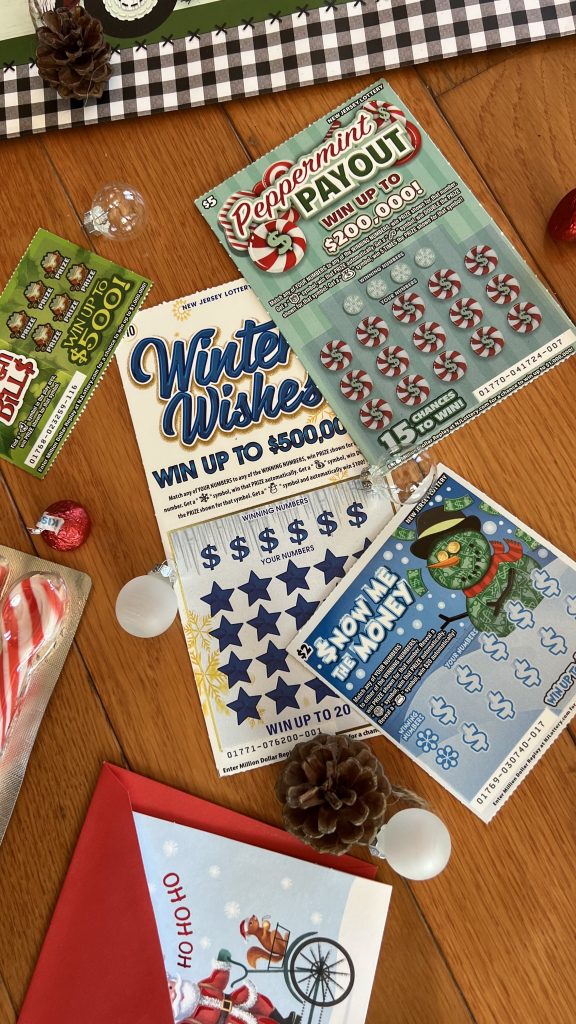 holiday scratch-off