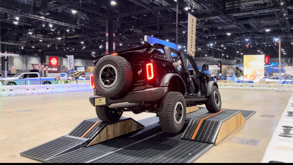 Ford Bronco at the Chicago auto show