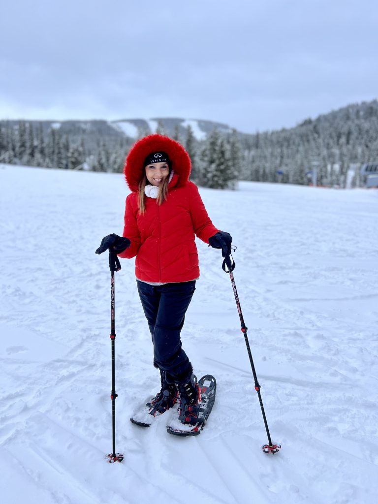 snow-shoeing at montage
