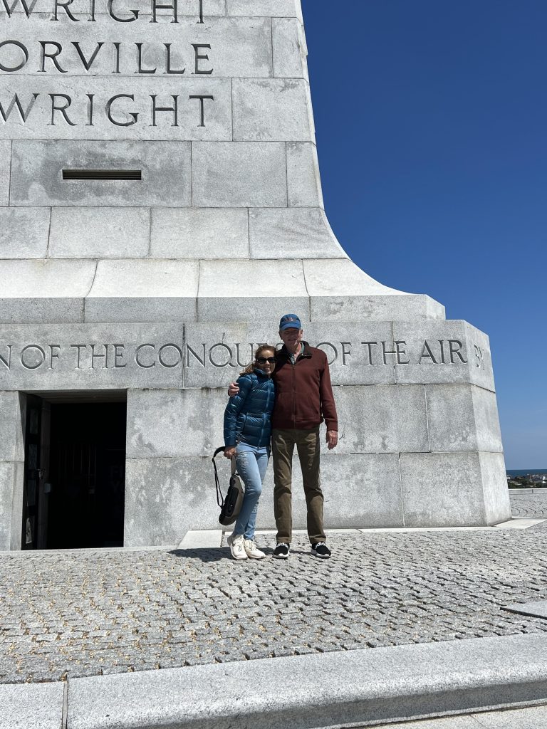 together at the wright brothers memorial