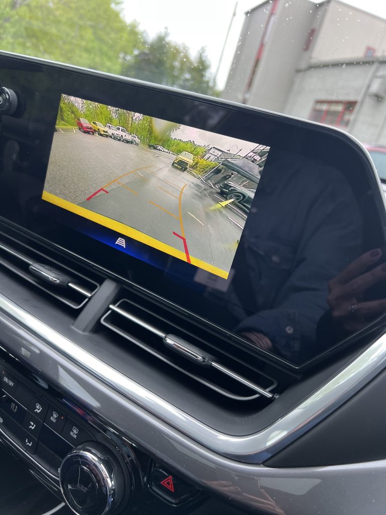 chevy trax viewing screen lowered