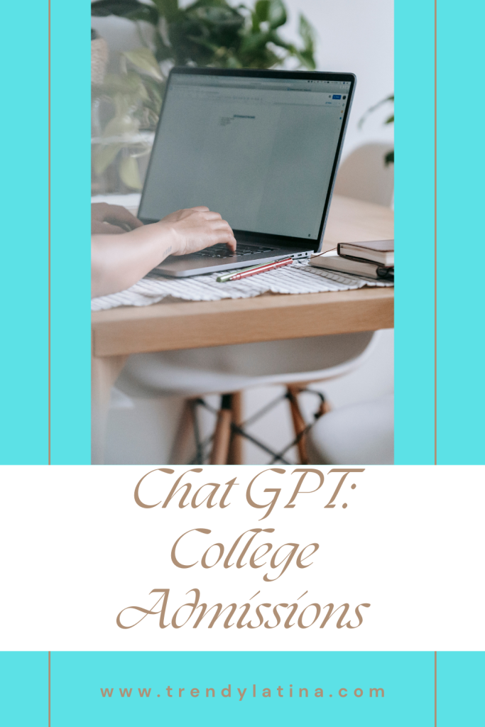 Trendy Talk Live: Chat GPT AND COLLEGE ADMISSIONS