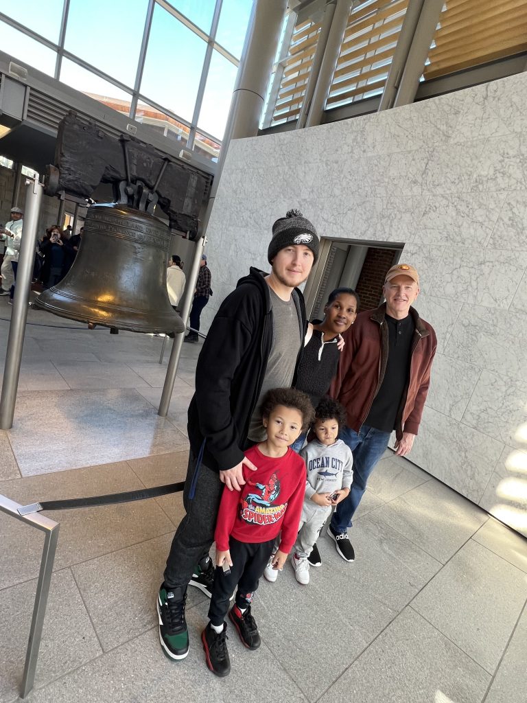 family fun at the Liberty Bell