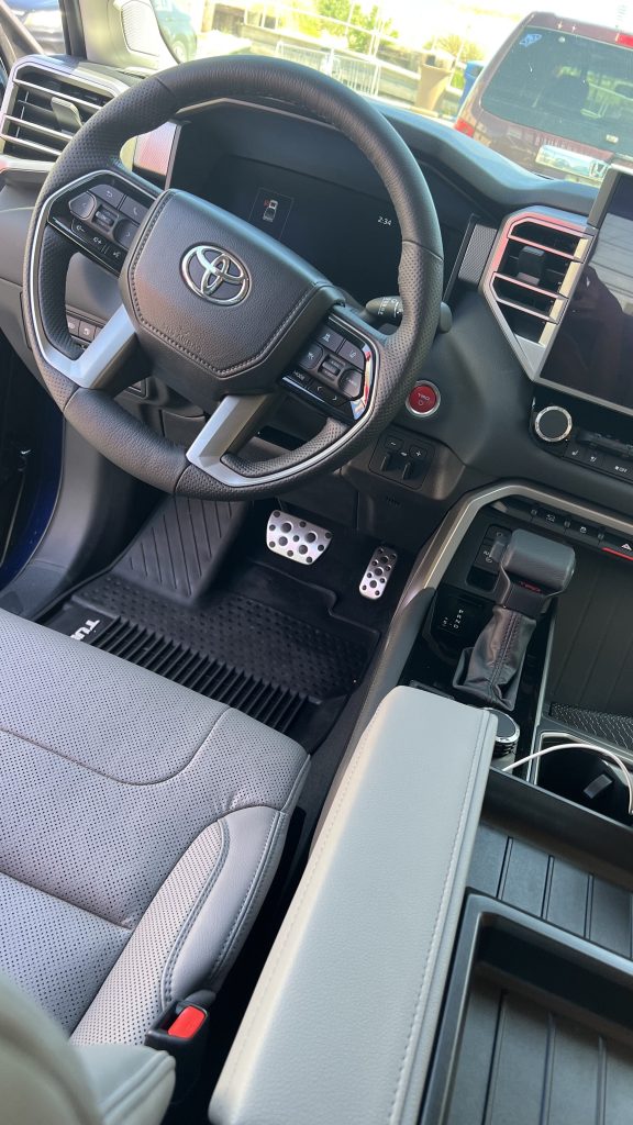 Toyota Tundra roomy interior