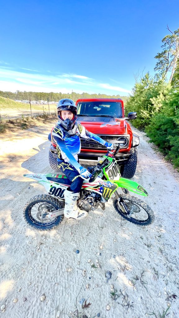 motocross with the raptor