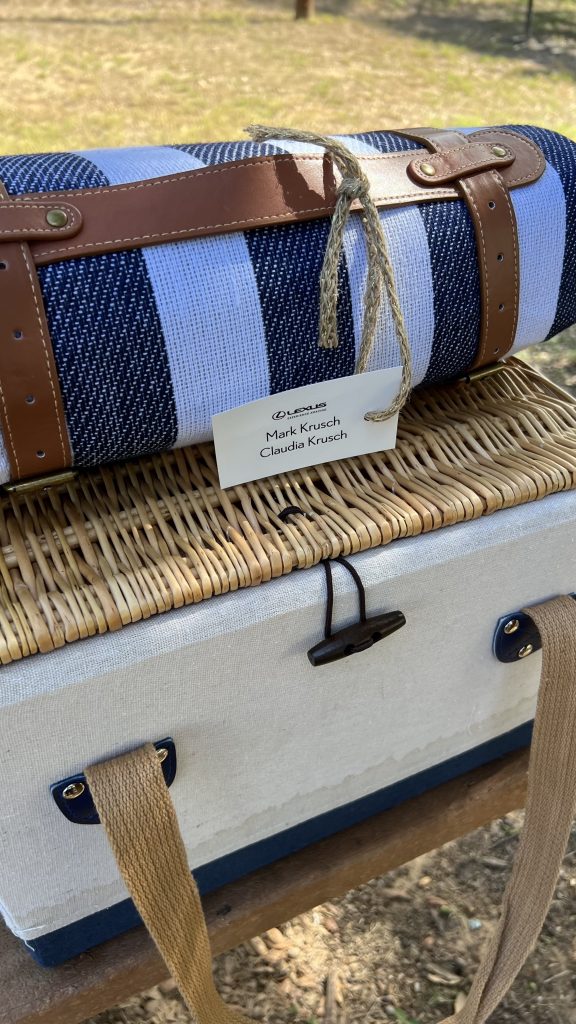 our customized picnic basket