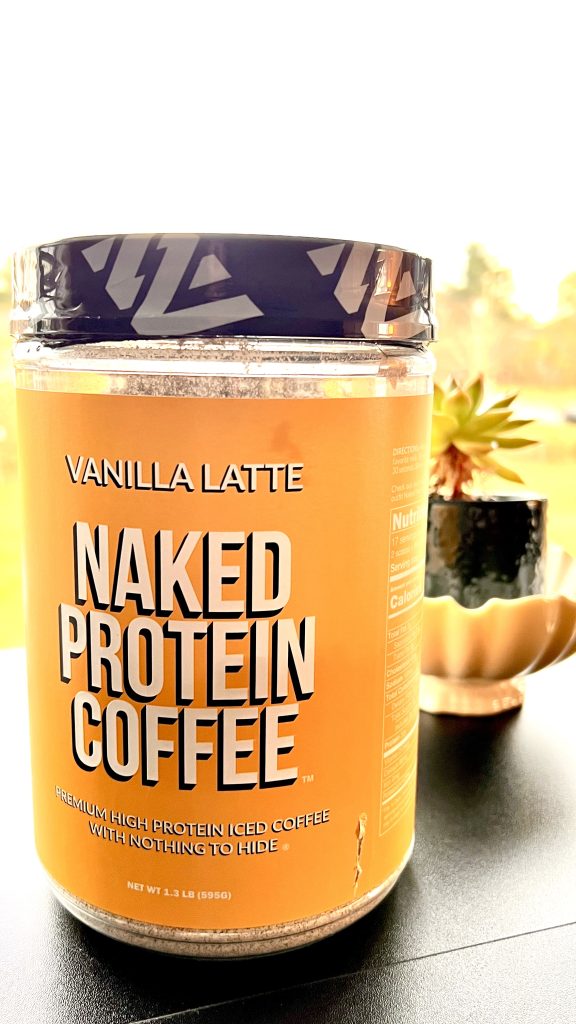 vanilla latte naked protein coffee