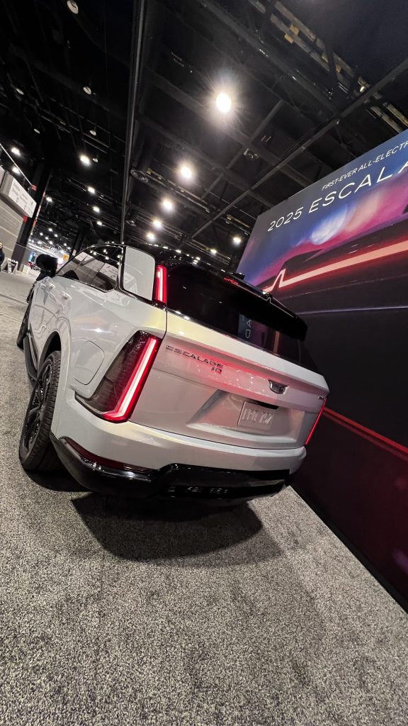 rear view of the 2025 Cadillac Escalade IQ
