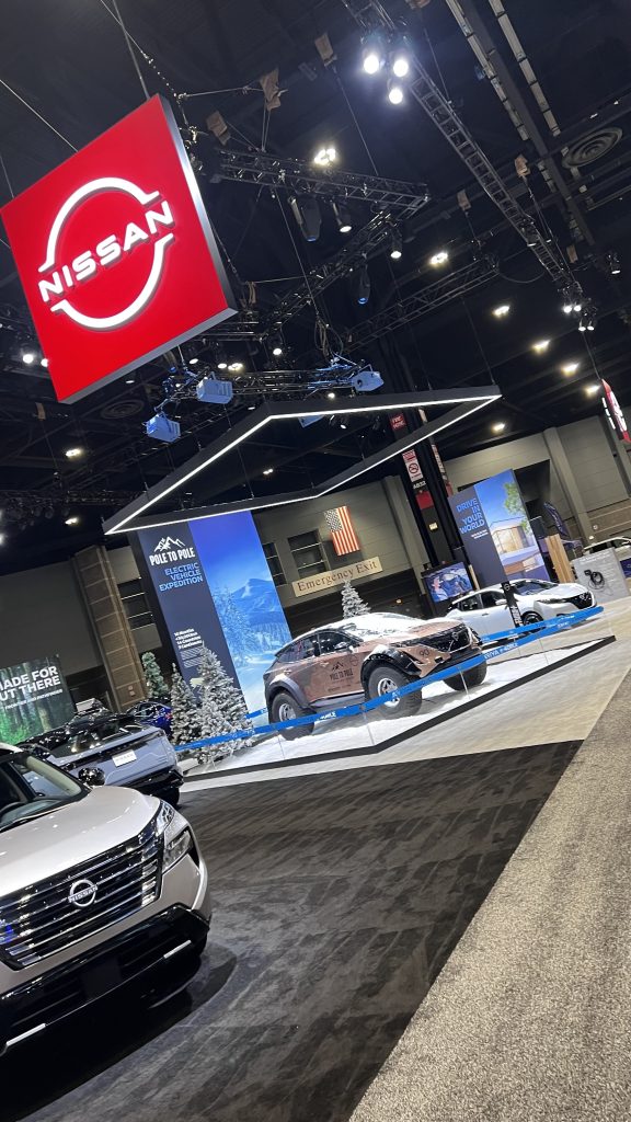 Nissan exhibit at the 2024 Chicago Auto Show