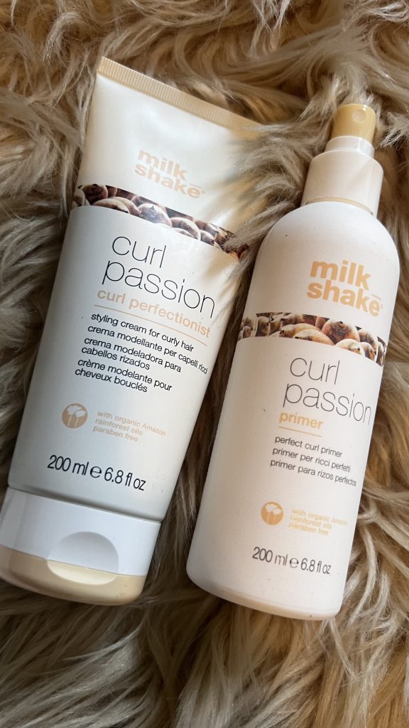 milk shake curl passion primer and curl perfectionist