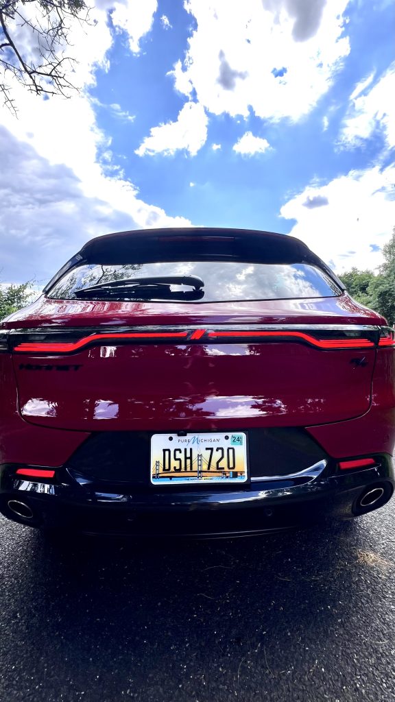 rear view of the Dodge Hornet RT