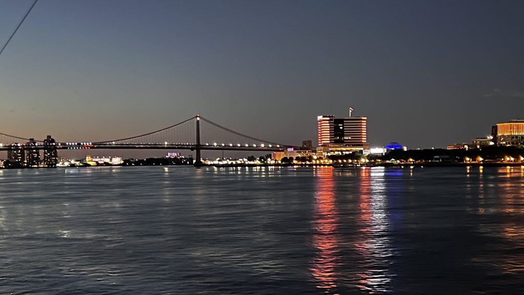 Philadelphia skyline at sunset - 3