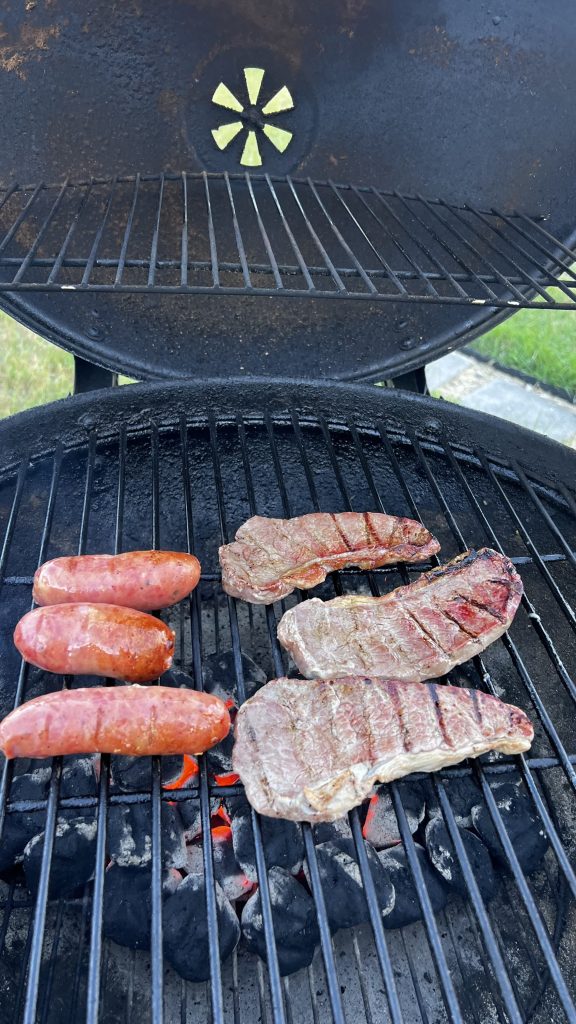 picanha on the grill