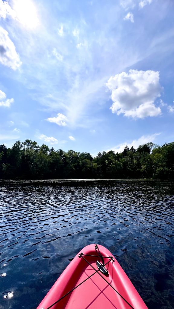 kayaking view