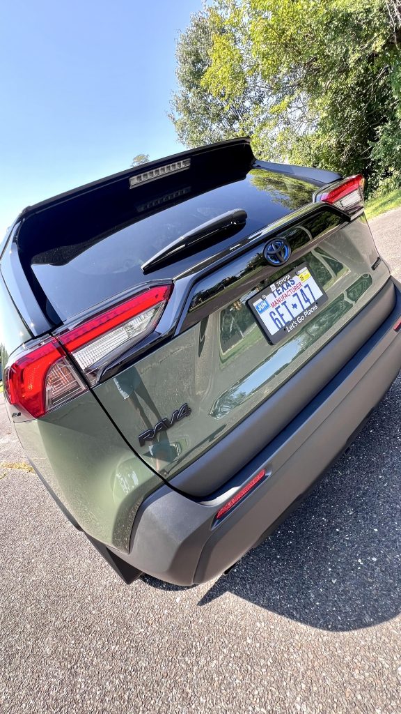 rear view of Rav4 Woodland edition