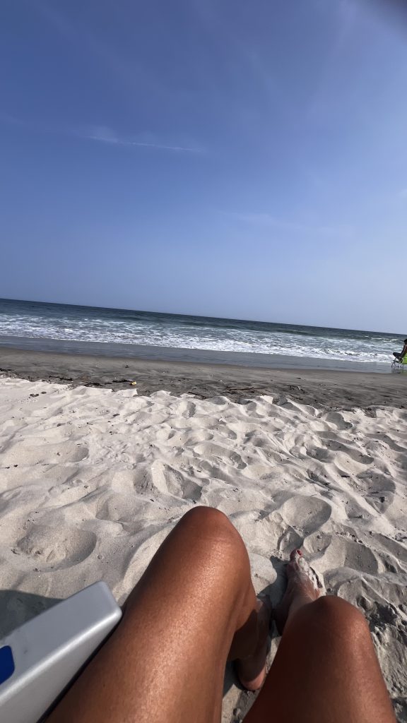 beach time with the Equinox EV