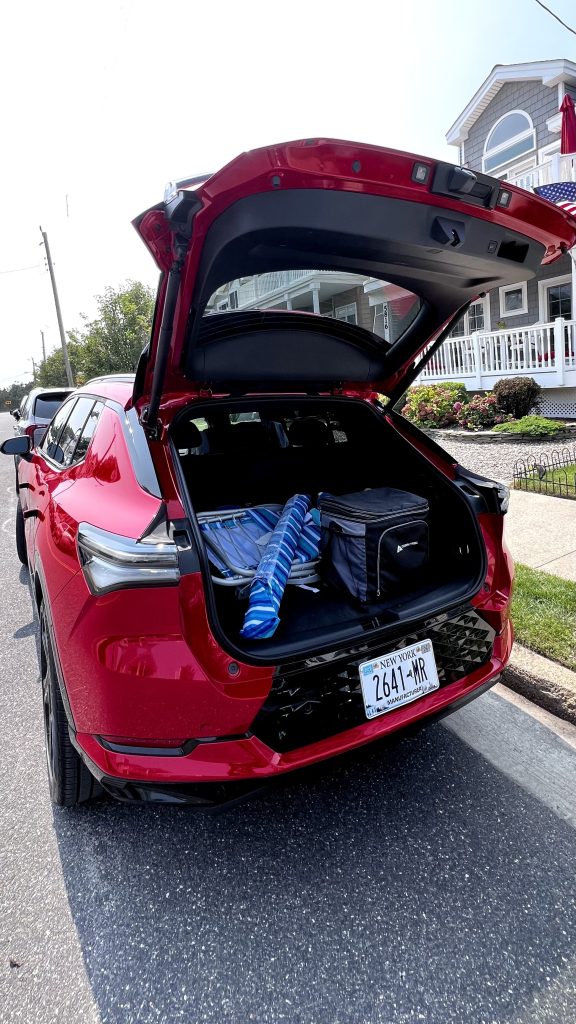 Equinox EV storage area