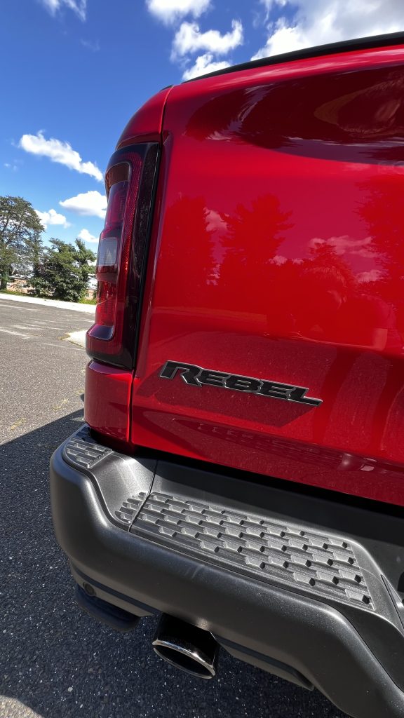 Rebel badge on Ram Truck