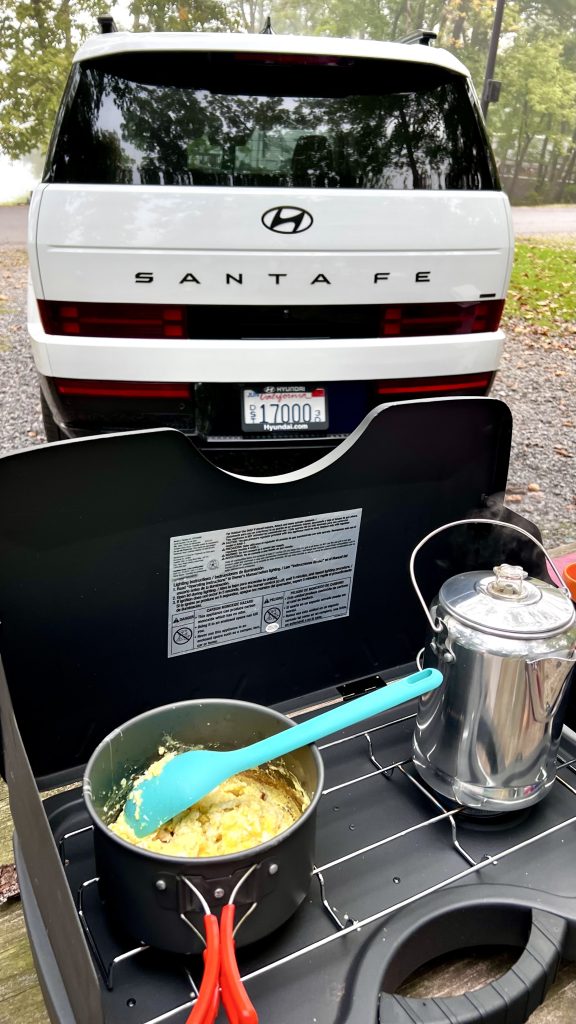 camping with the 2024 Santa Fe