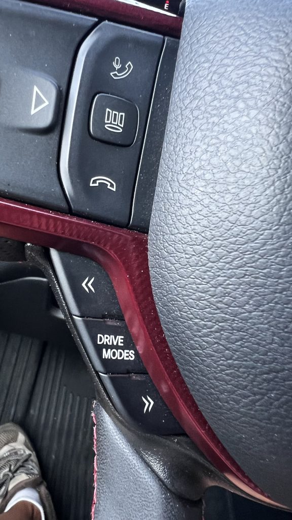 drive modes on the Ram Rebel