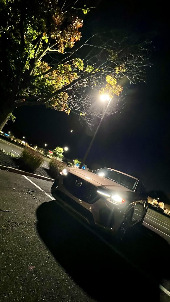 Mazda CX-70 at night