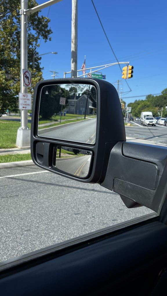 drivers sideview mirror on the Rebel