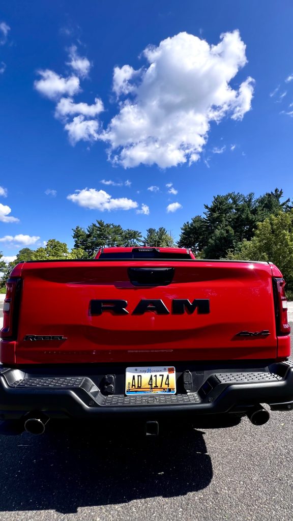 rear view of 2025 Ram Rebel