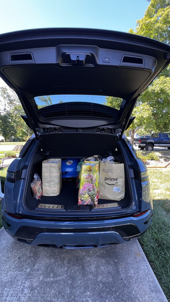 Evoque trunk space