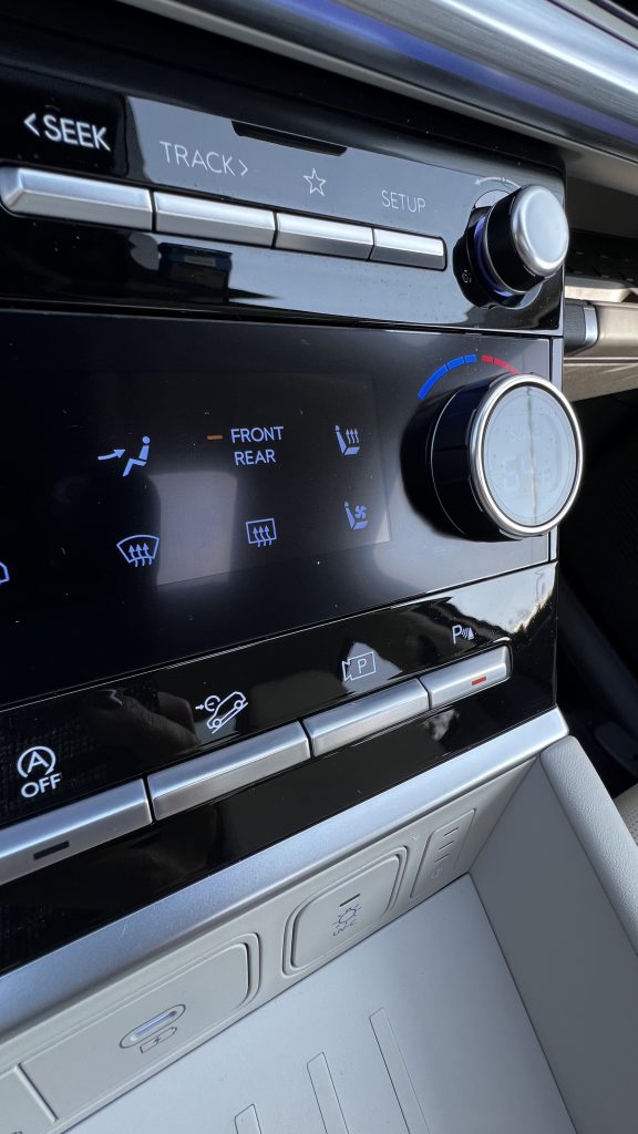 off-road controls on the Santa Fe