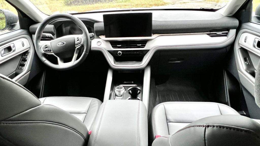 interior view of the 2025 Explorer