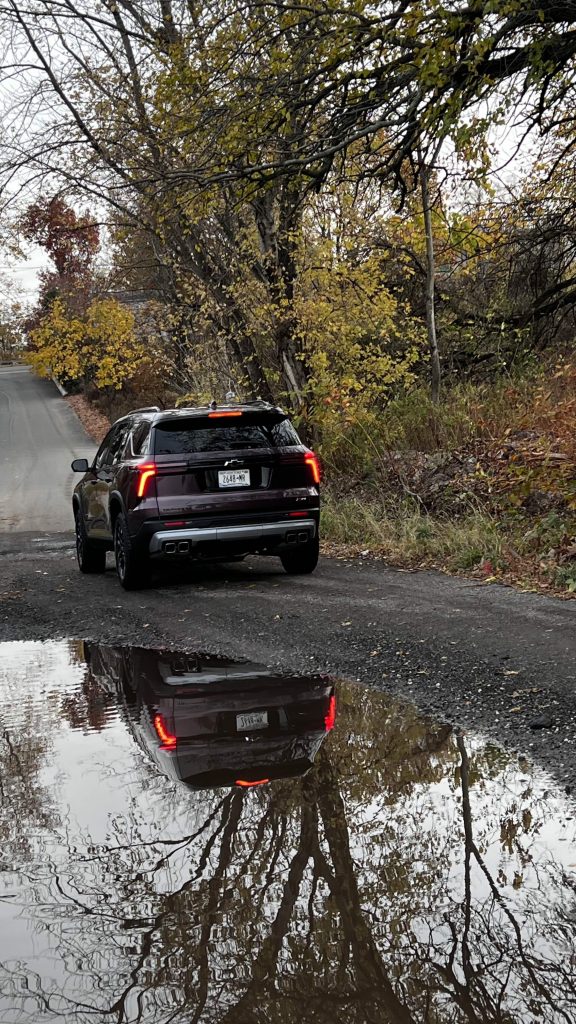 off-road with the traverse