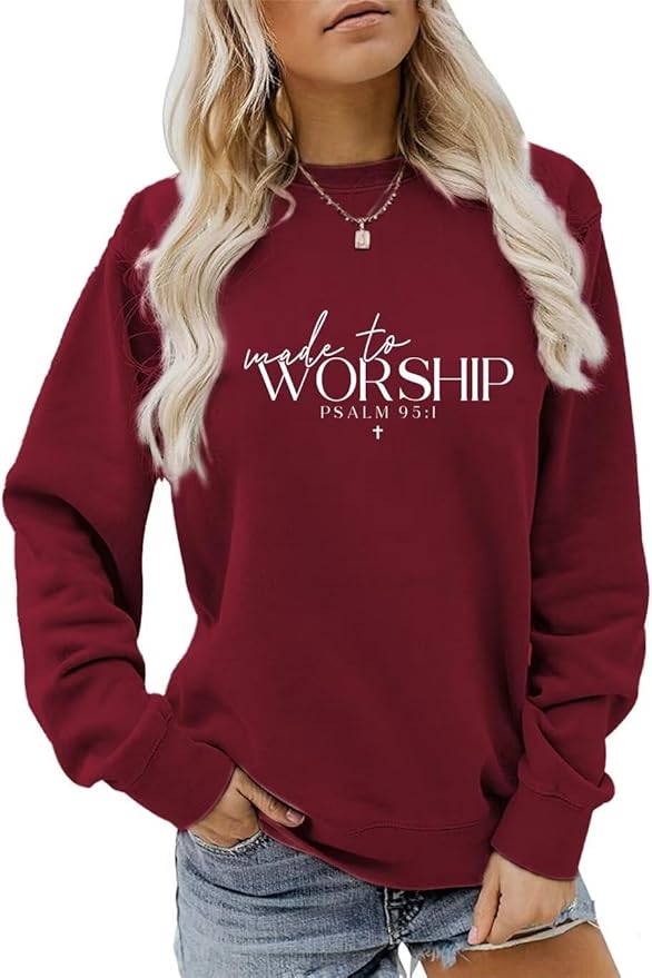 made to worship sweat shirt